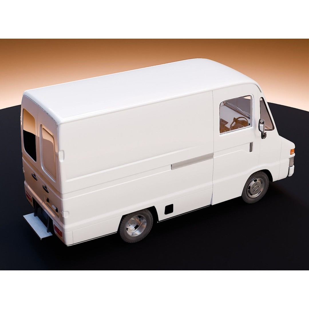 2009 Toyota Quick Delivery 3D Model – High Poly Vehicle Asset, FBX, OBJ - View 6