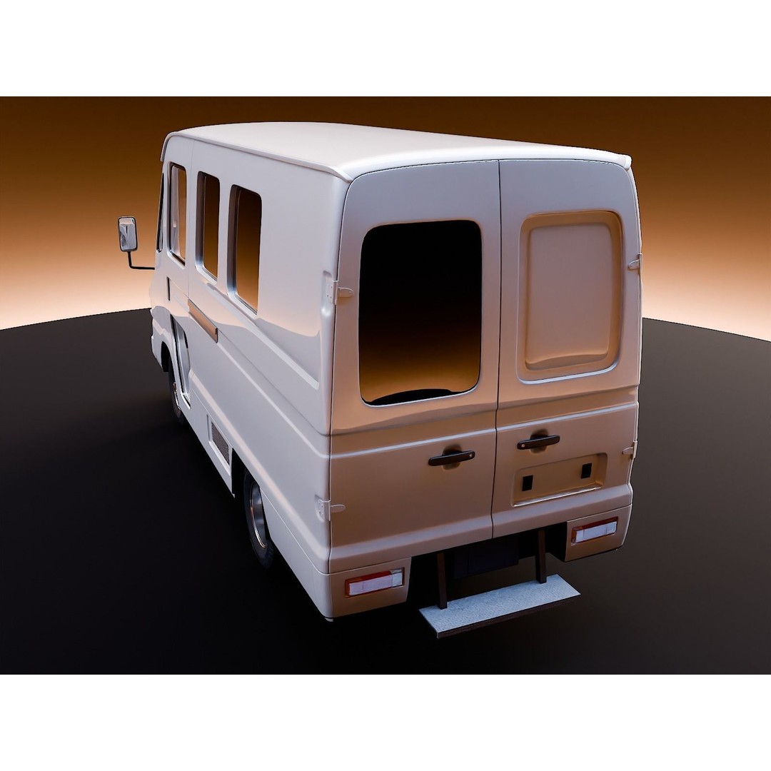 2009 Toyota Quick Delivery 3D Model – High Poly Vehicle Asset, FBX, OBJ - View 9