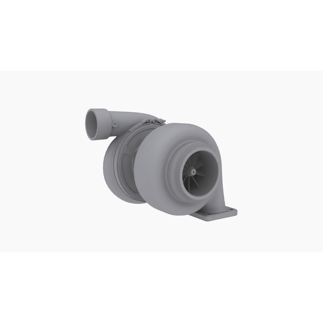 Harts H6 Pro275 Turbocharger 3D Model – Low Poly Game Ready, FBX, OBJ - View 11