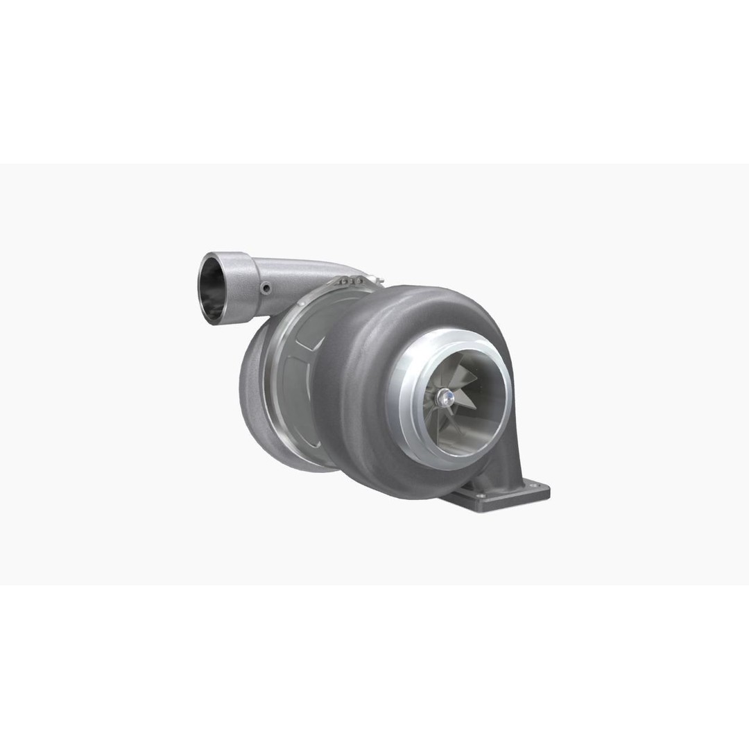 Harts H6 Pro275 Turbocharger 3D Model – Low Poly Game Ready, FBX, OBJ - View 5