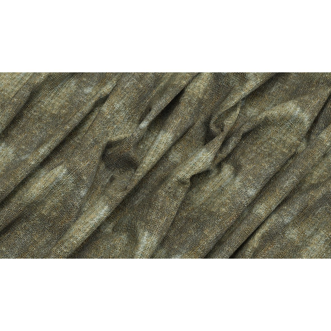 Vintage Fabric 3D Model – Seamless PBR Textures, 4K PNG - View 4