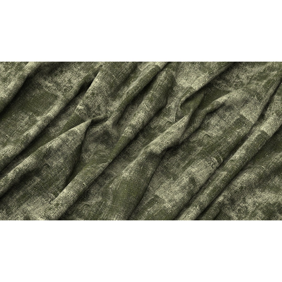 Vintage Fabric 3D Model – Seamless PBR Textures, 4K PNG - View 6