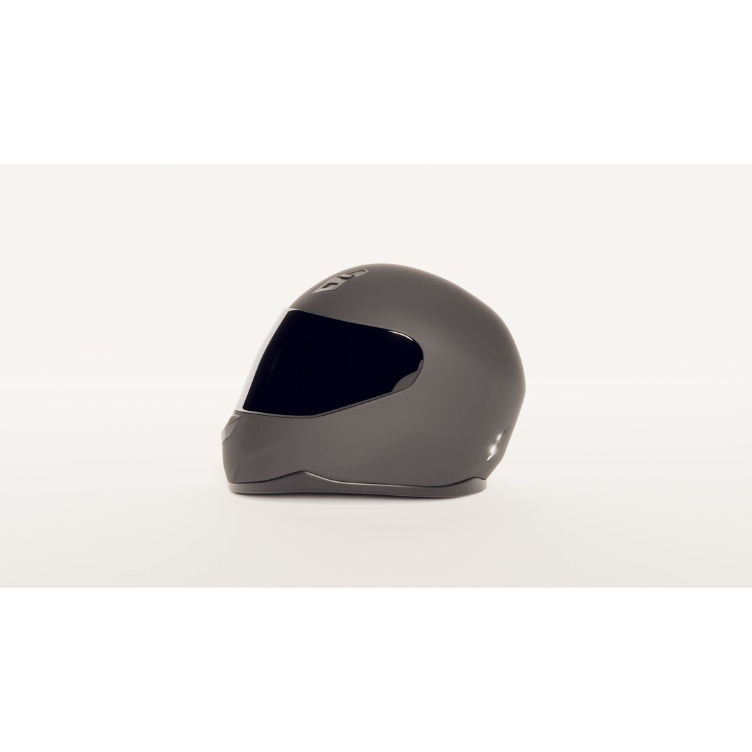 Motorcycle Helmet 3D Model – Photorealistic High Poly Asset with PBR Textures - View 12