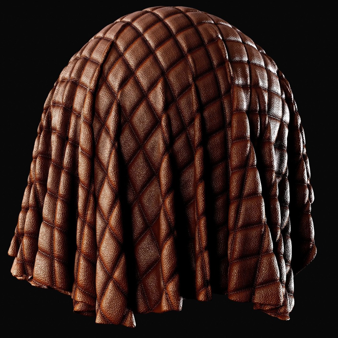 Leather Smart Material 3D Model – 20 High-Quality Textures, SPSM