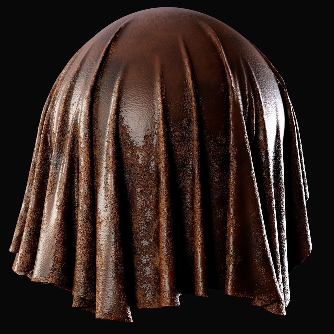 Leather Smart Material 3D Model – 20 High-Quality Textures, SPSM - View 10