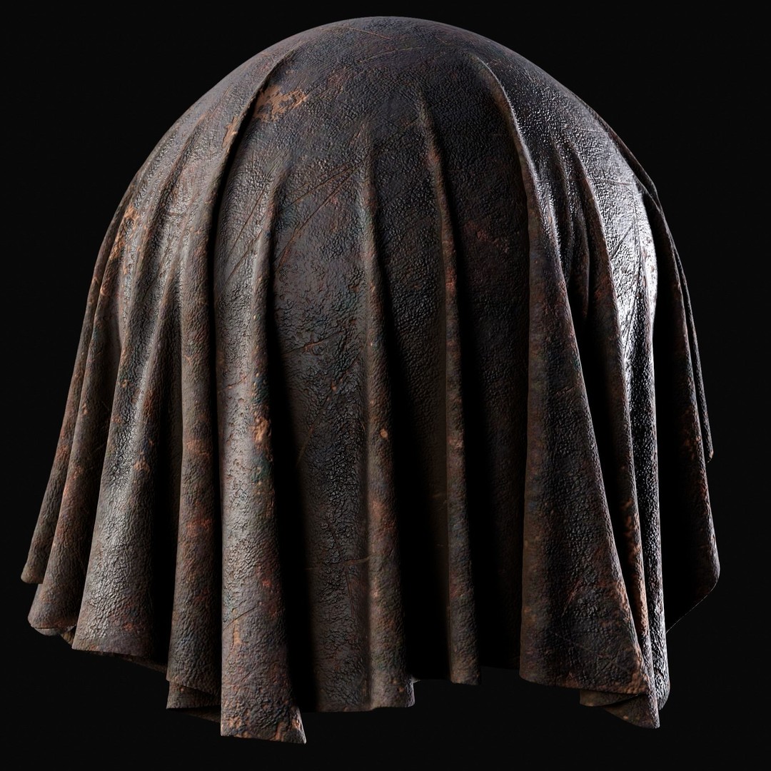 Leather Smart Material 3D Model – 20 High-Quality Textures, SPSM - View 8