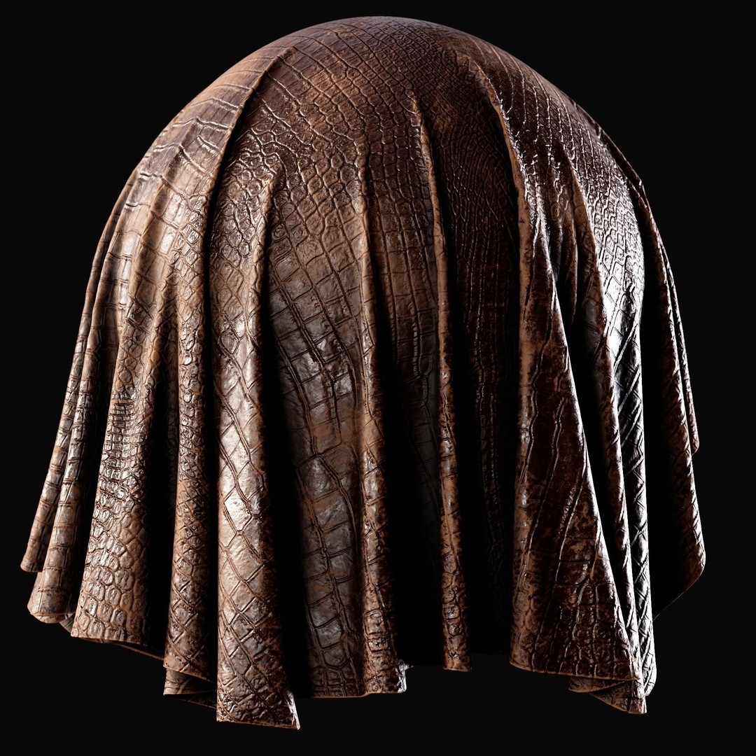 Leather Smart Material 3D Model – 20 High-Quality Textures, SPSM - View 9