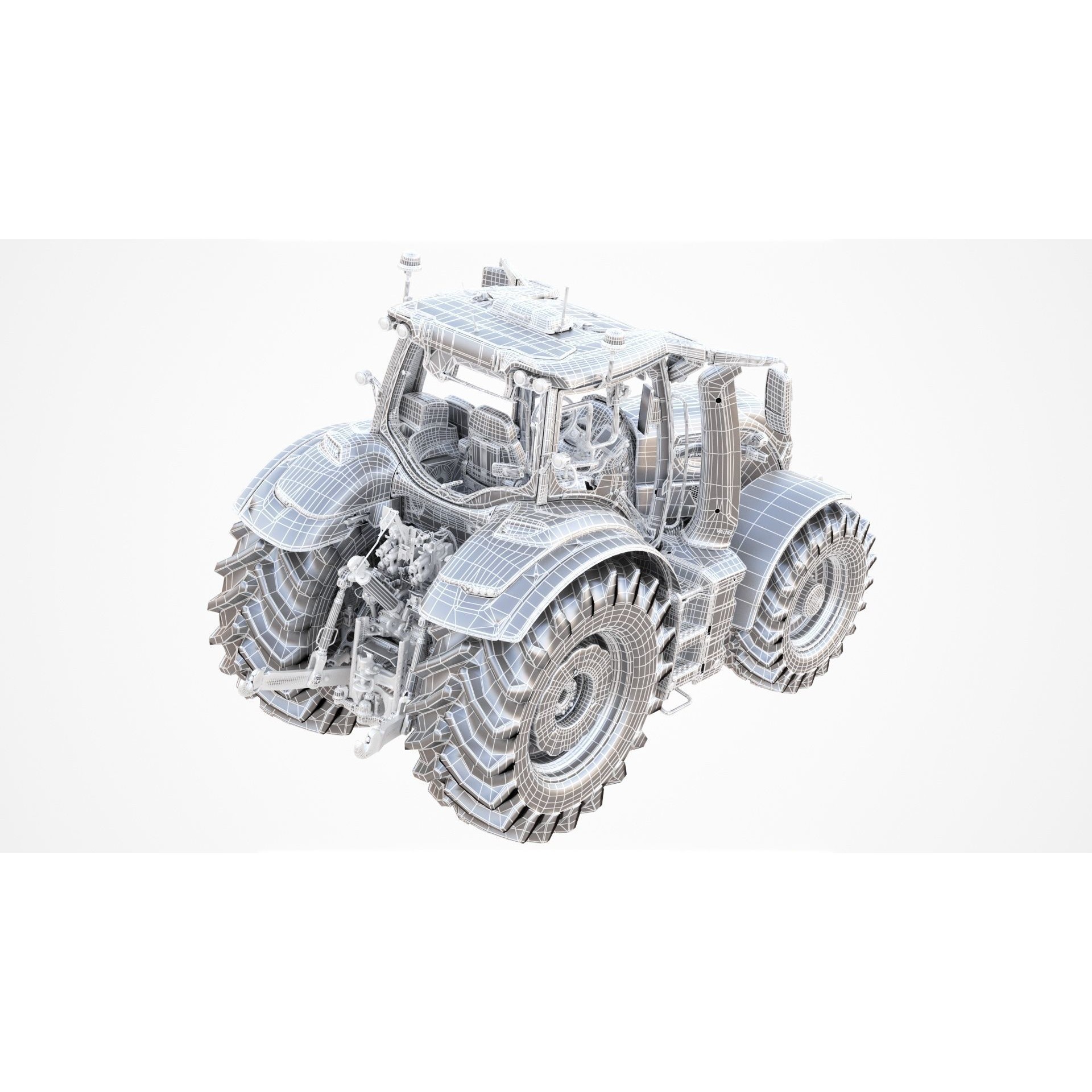 Valtra Q-Series Tractor - Detailed 3D Model - View 18