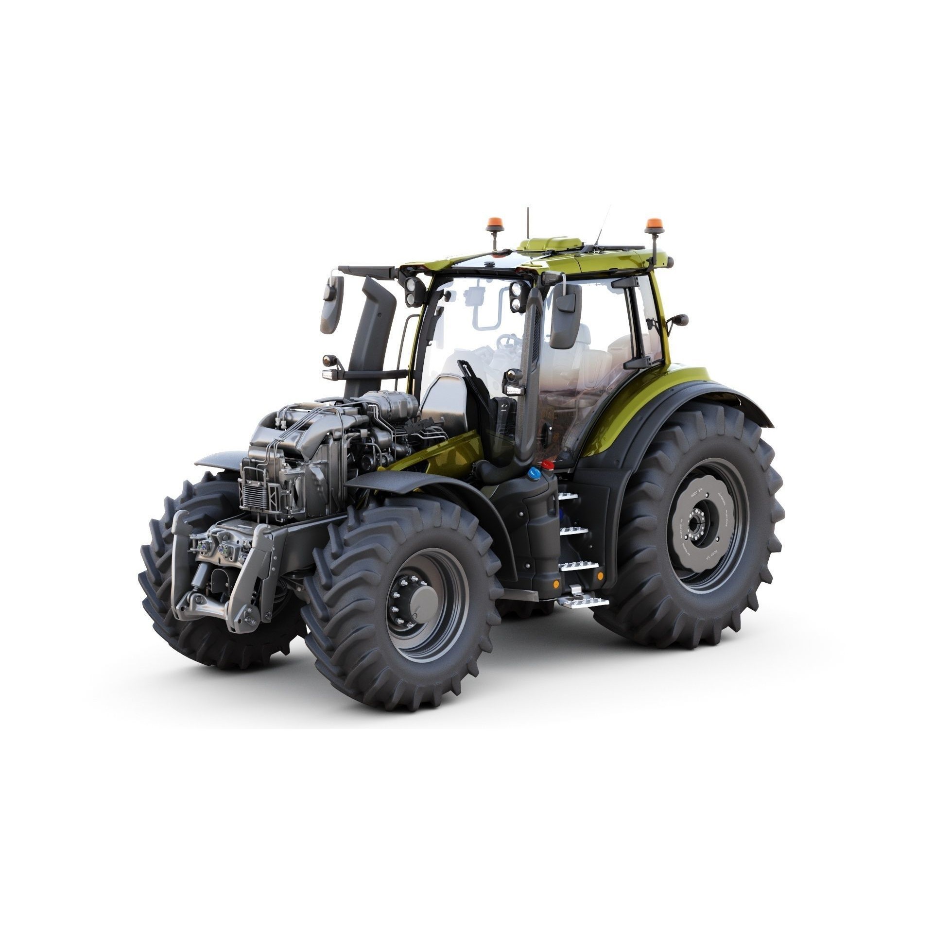 Valtra Q-Series Tractor - Detailed 3D Model - View 3