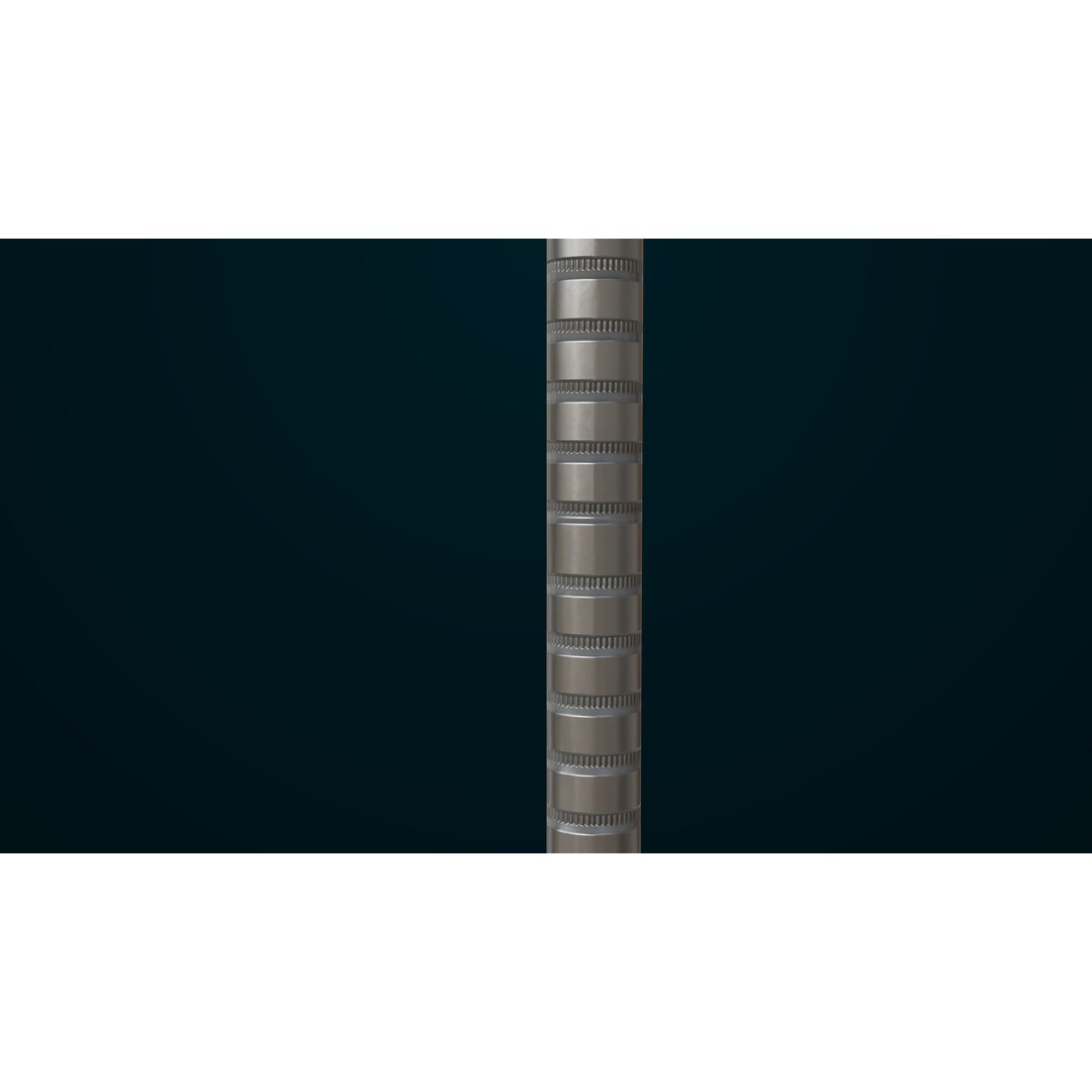 Sci-Fi Battle Hammer 3D Model – Low Poly PBR Game Asset, FBX - View 15