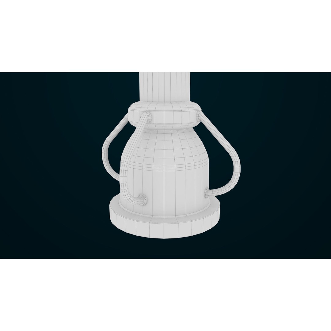 Sci-Fi Battle Hammer 3D Model – Low Poly PBR Game Asset, FBX - View 28