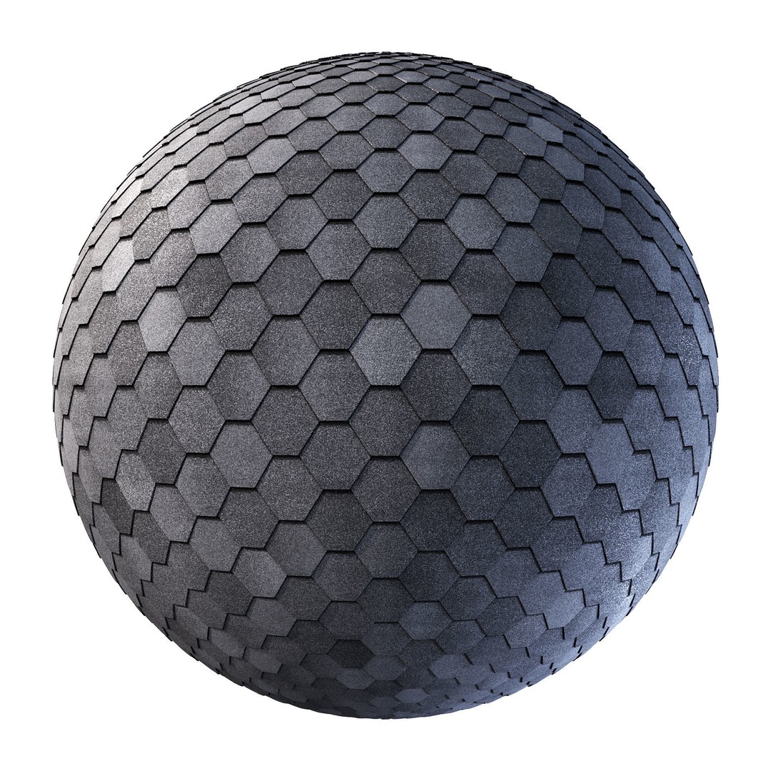 Bitumen Shingles 3D Model – Seamless Textures for Roofing, PBR - View 4