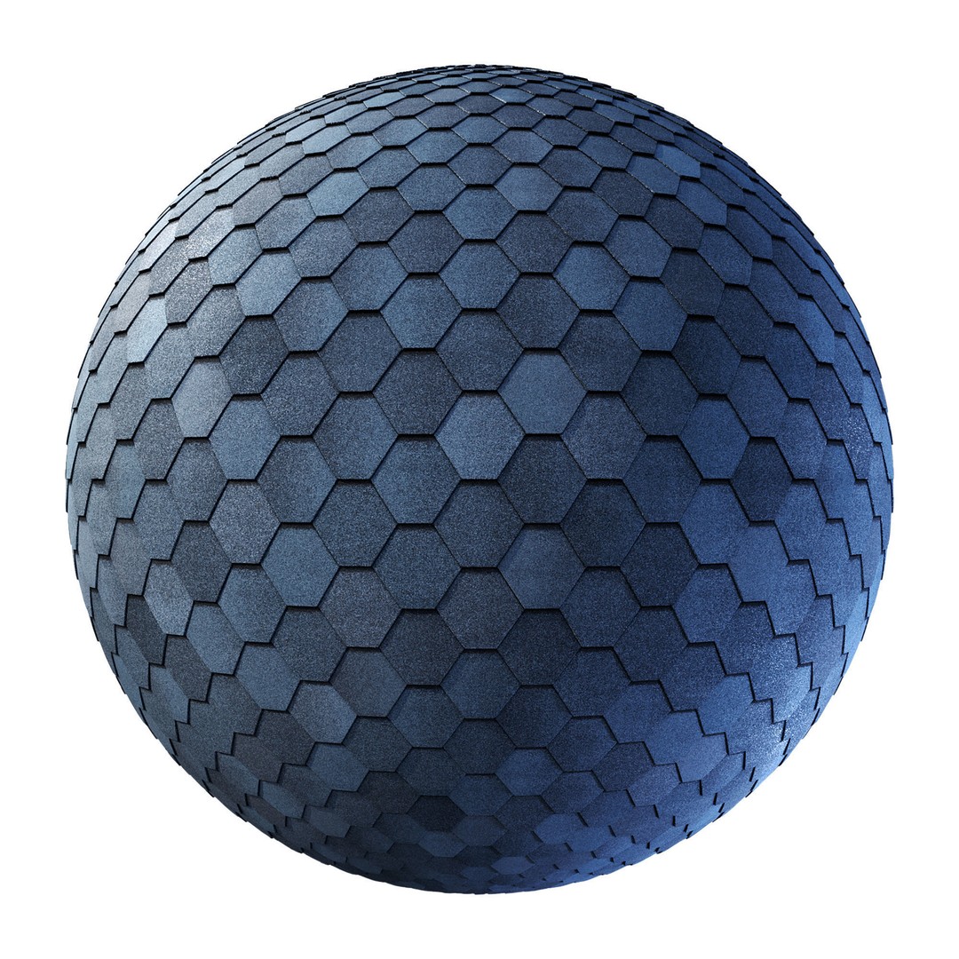 Bitumen Shingles 3D Model – Seamless Textures for Roofing, PBR - View 6