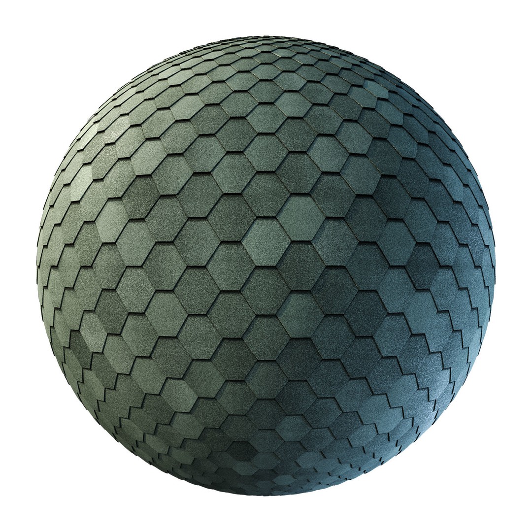 Bitumen Shingles 3D Model – Seamless Textures for Roofing, PBR - View 7