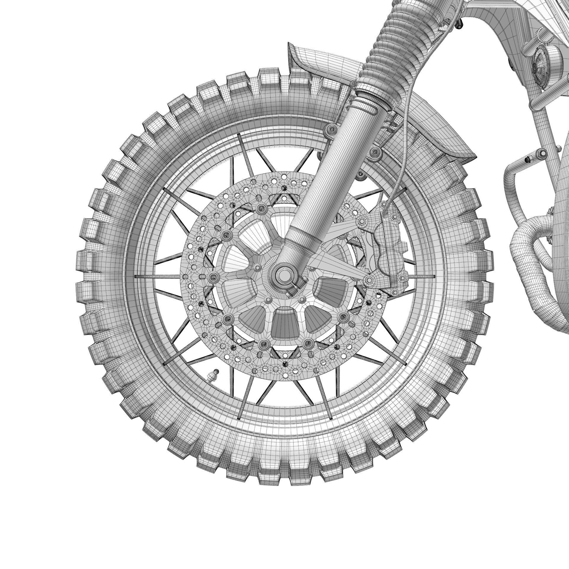 Cafe Racer R80 Motorcycle - Game-Ready 3D Model