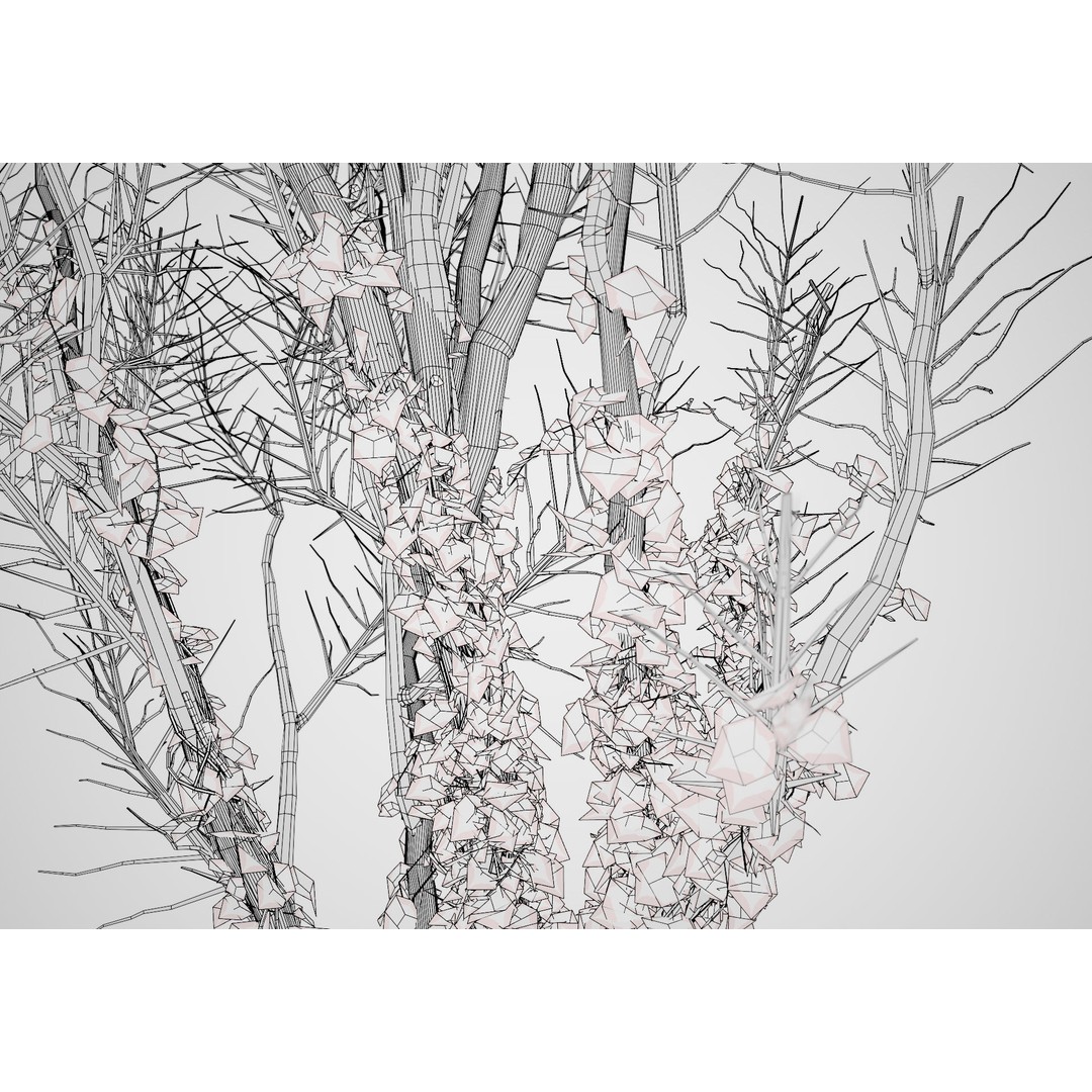 Ivy Climbers 3D Model – Low Poly Winter Scene, Game Ready Formats - View 11