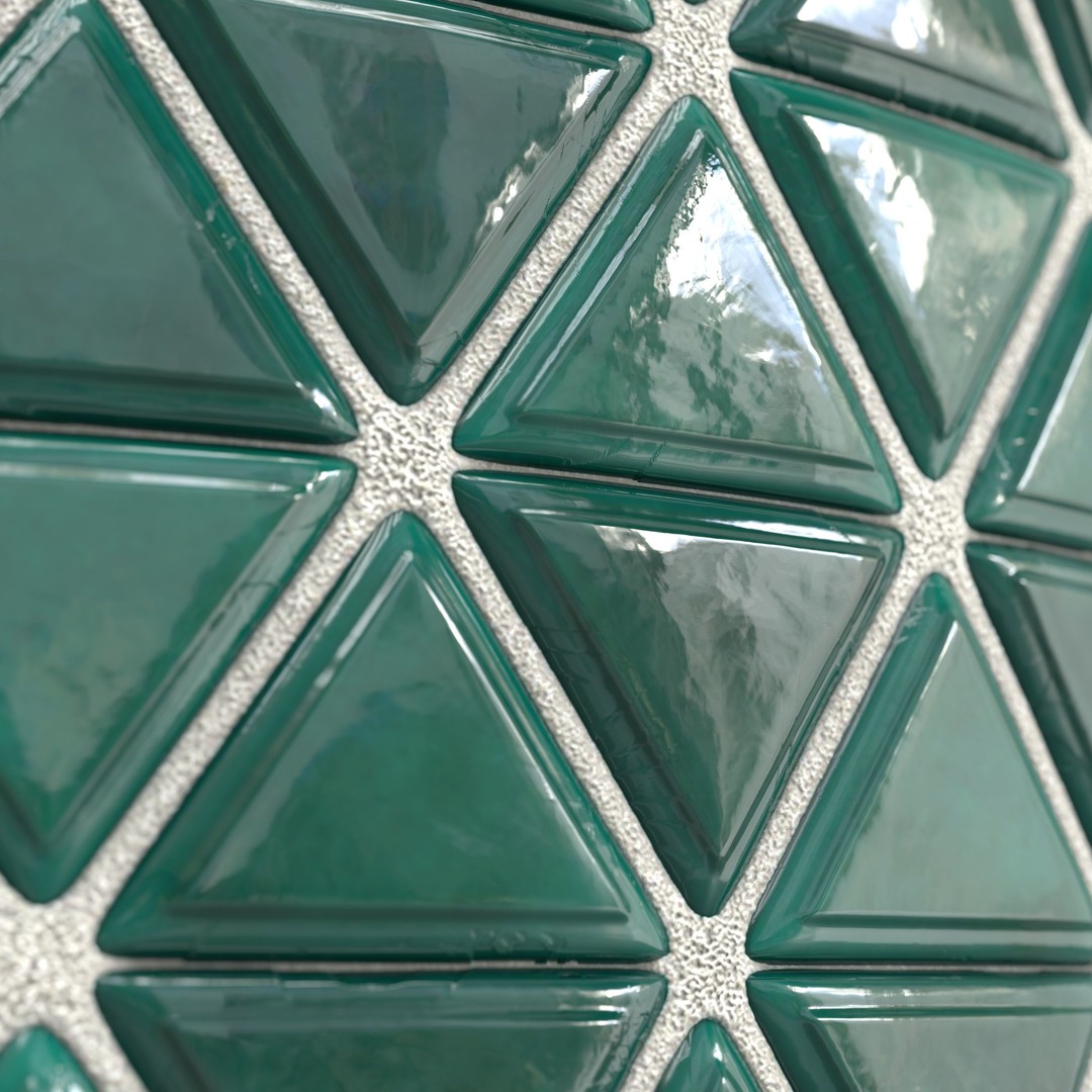 Kitchen Glaze Tile 3D Model – PBR Texture, 4K Maps, OBJ & Max Formats - View 12
