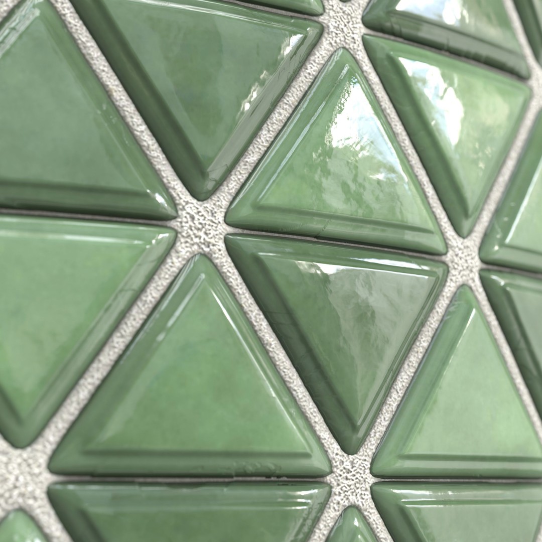Kitchen Glaze Tile 3D Model – PBR Texture, 4K Maps, OBJ & Max Formats - View 13
