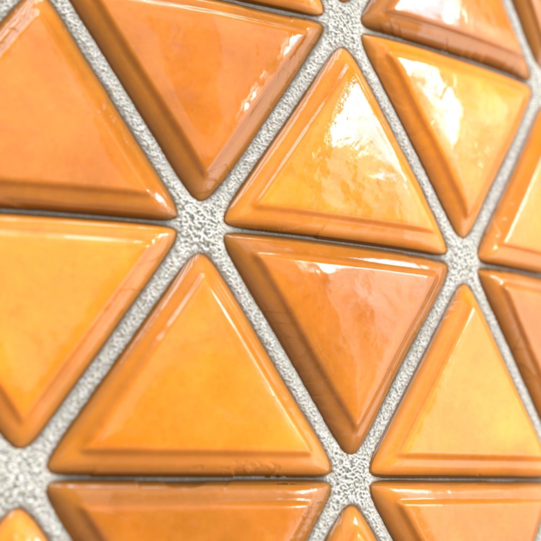Kitchen Glaze Tile 3D Model – PBR Texture, 4K Maps, OBJ & Max Formats - View 14