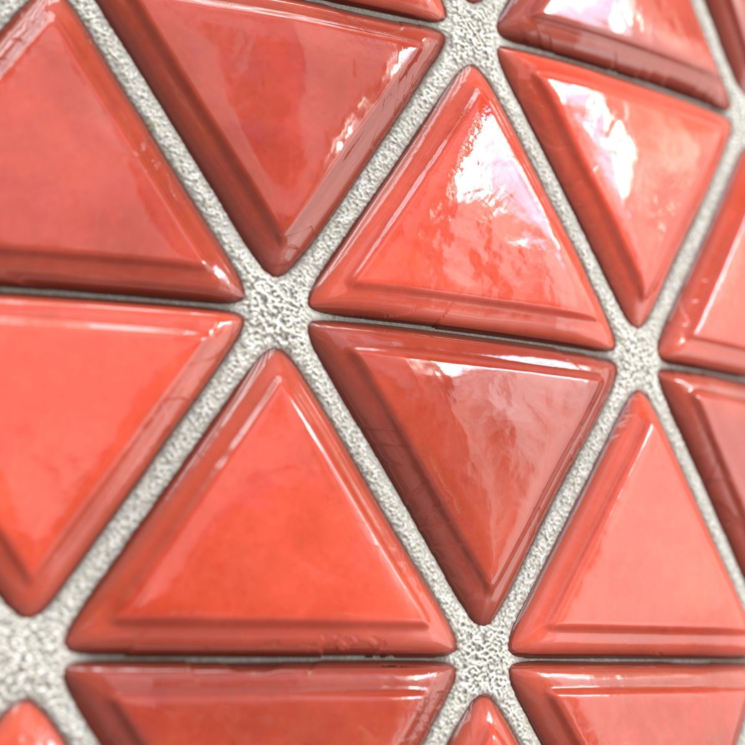 Kitchen Glaze Tile 3D Model – PBR Texture, 4K Maps, OBJ & Max Formats - View 16