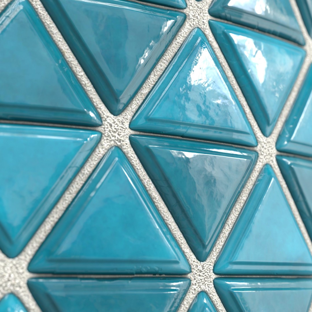 Kitchen Glaze Tile 3D Model – PBR Texture, 4K Maps, OBJ & Max Formats - View 17