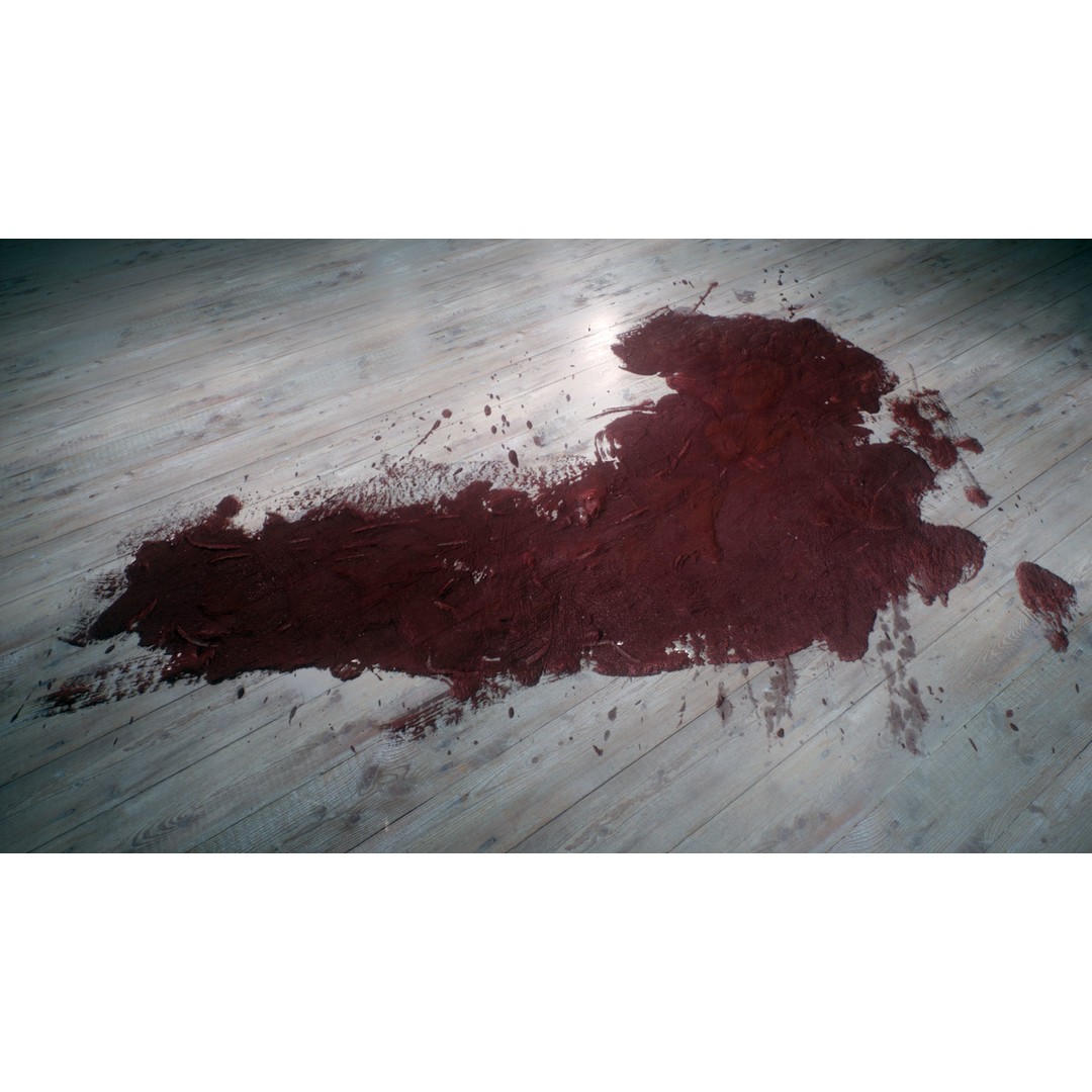 Blood Trails 3D Model – Horror Texture Decal Pack, PNG - View 11