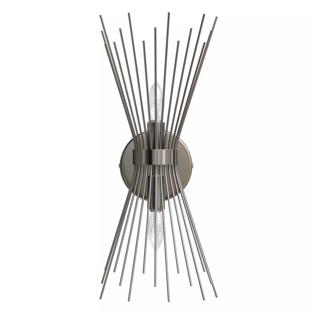 Jovenko Steel Wall Sconce 3D Model – Low Poly PBR Lighting Asset, FBX - View 2