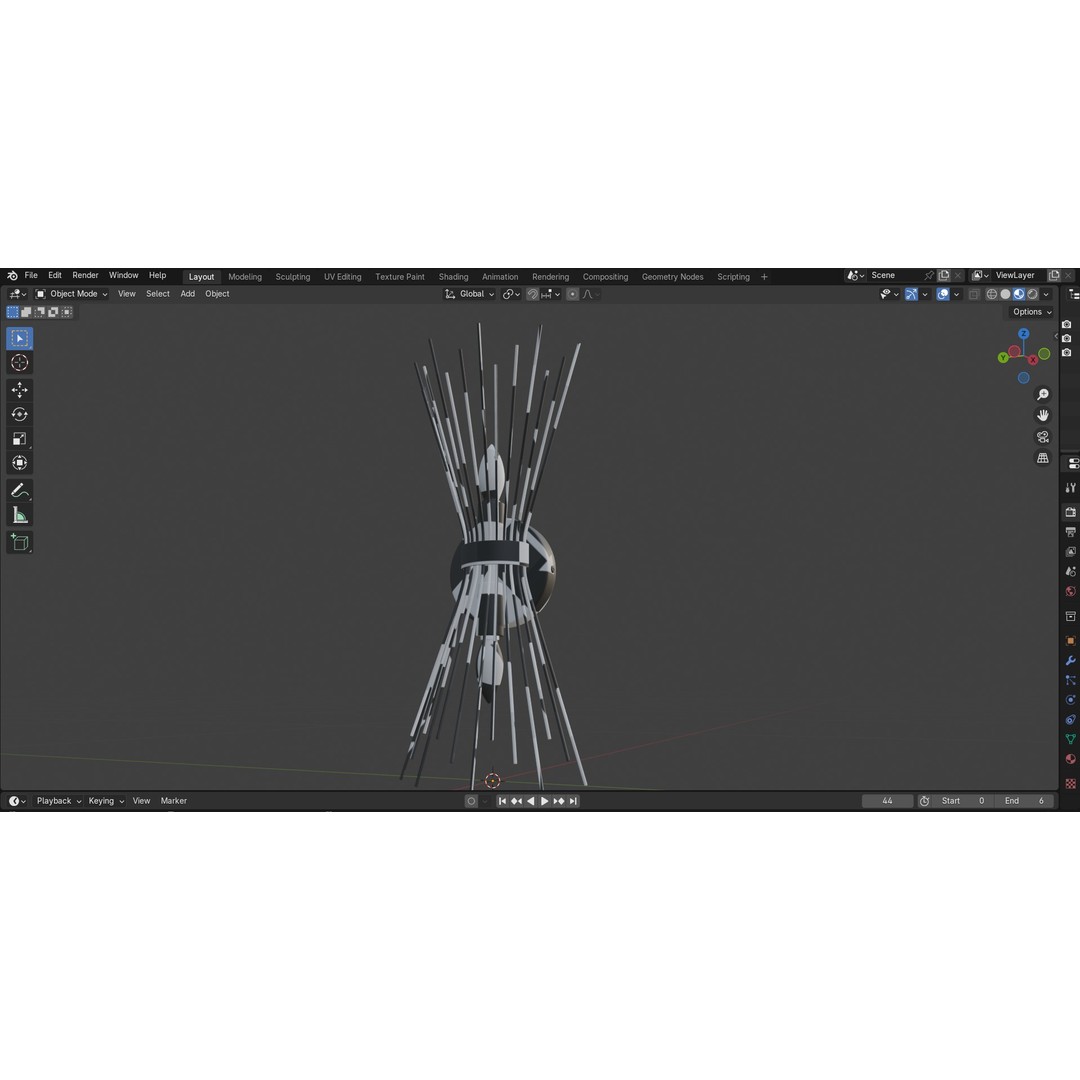Jovenko Steel Wall Sconce 3D Model – Low Poly PBR Lighting Asset, FBX - View 20