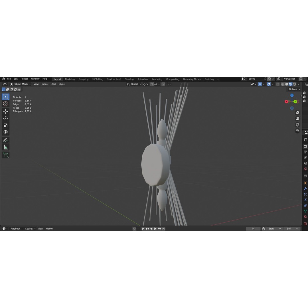 Jovenko Steel Wall Sconce 3D Model – Low Poly PBR Lighting Asset, FBX - View 25