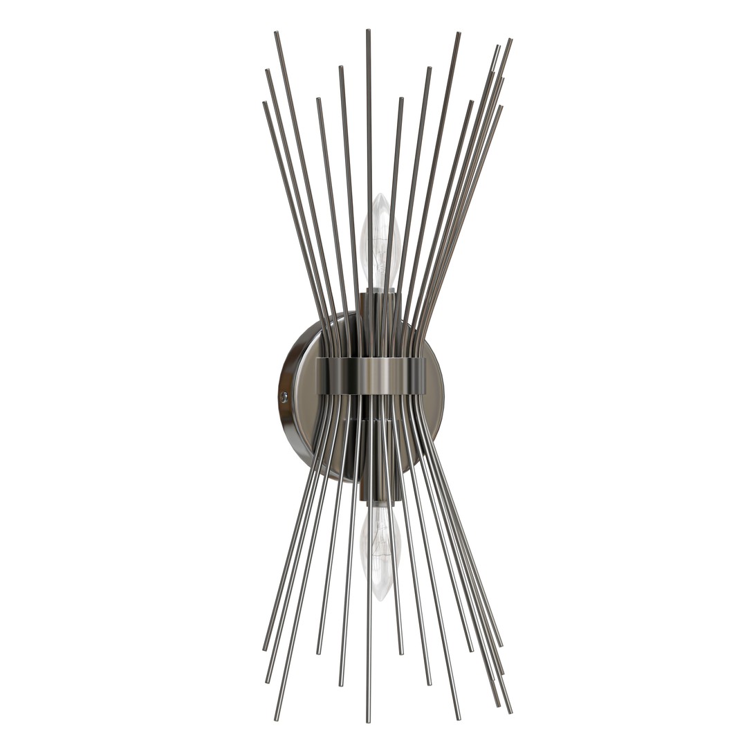 Jovenko Steel Wall Sconce 3D Model – Low Poly PBR Lighting Asset, FBX - View 3