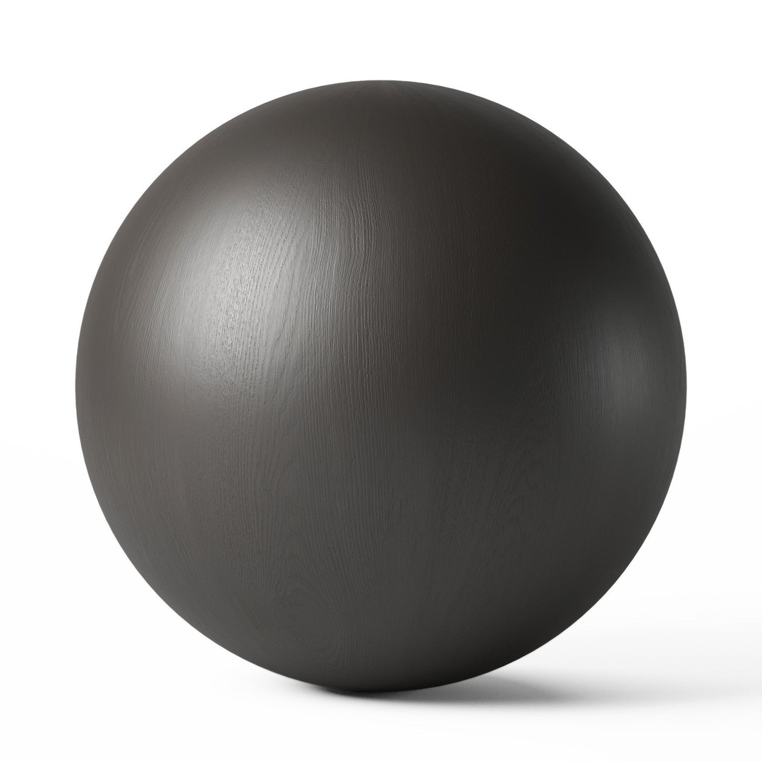 Oak Wood Materials 3D Model – Natural Brushed Textures, PBR Formats - View 9