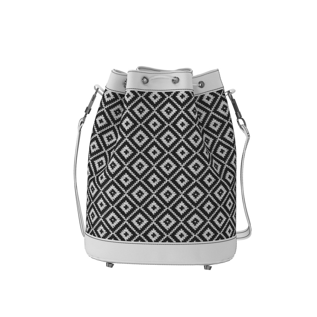 Brown Leather Bucket Bag 3D Model – PBR Textures, CLO, FBX, OBJ - View 14