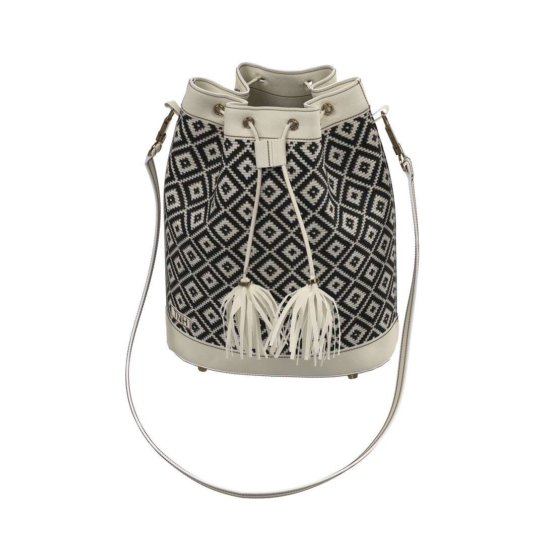 Brown Leather Bucket Bag 3D Model – PBR Textures, CLO, FBX, OBJ - View 15