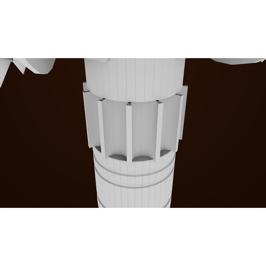 Sci Fi Battle Hammer 3D Model – Low Poly Game Asset, PBR Textures Included - View 28