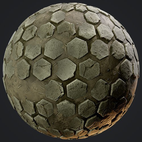 Stylized Medieval Texture Pack 3D Model – PBR Textures for Games - View 3