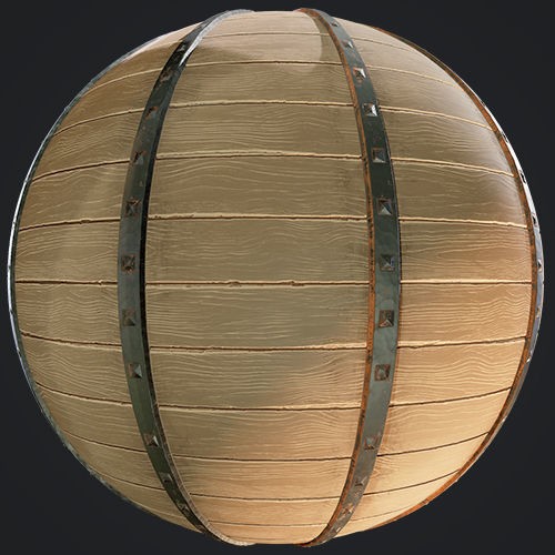Stylized Medieval Texture Pack 3D Model – PBR Textures for Games - View 6