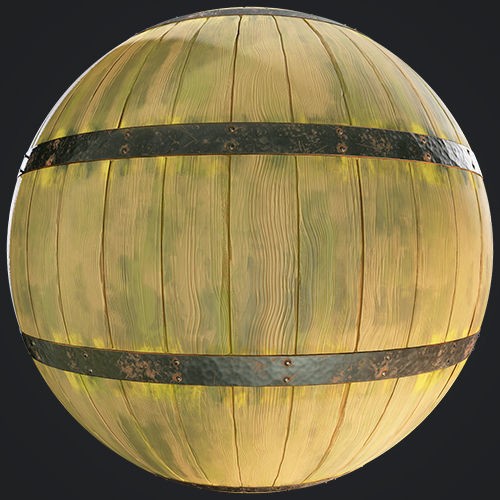 Stylized Medieval Texture Pack 3D Model – PBR Textures for Games - View 7
