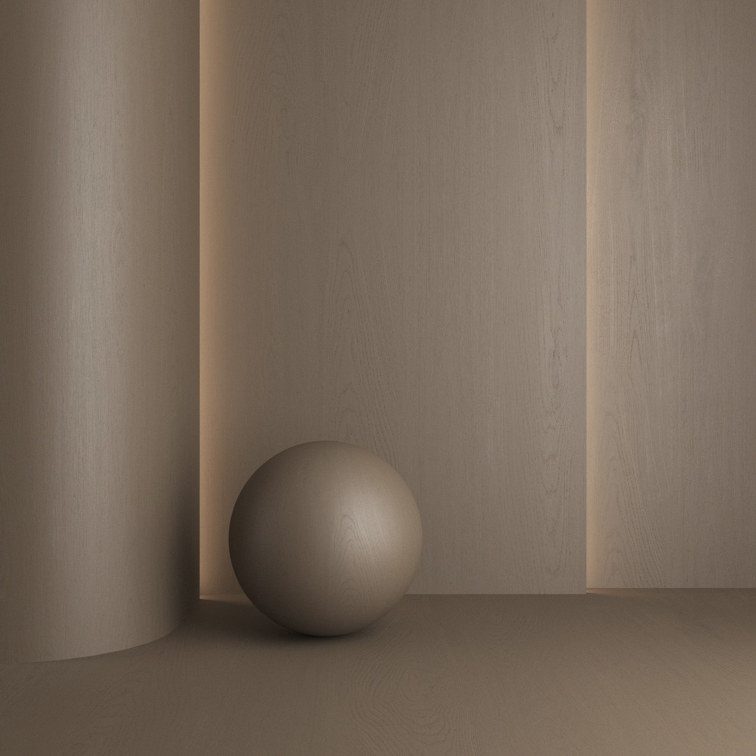 Oak Wood Material 3D Model – Seamless Textures, PBR Formats - View 4