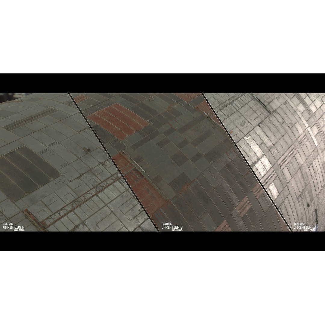 Sci-Fi Wall Panel Texture Set – PBR Textures for Substance Painter - View 3