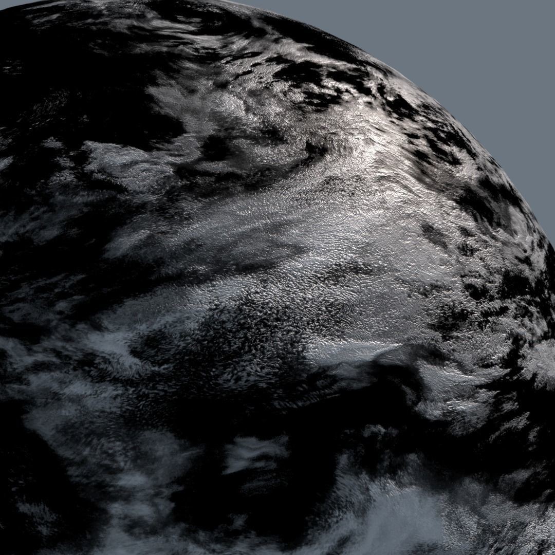 Cloud Map Pack 3D Model – Low Poly 16K Textures for Space - View 14