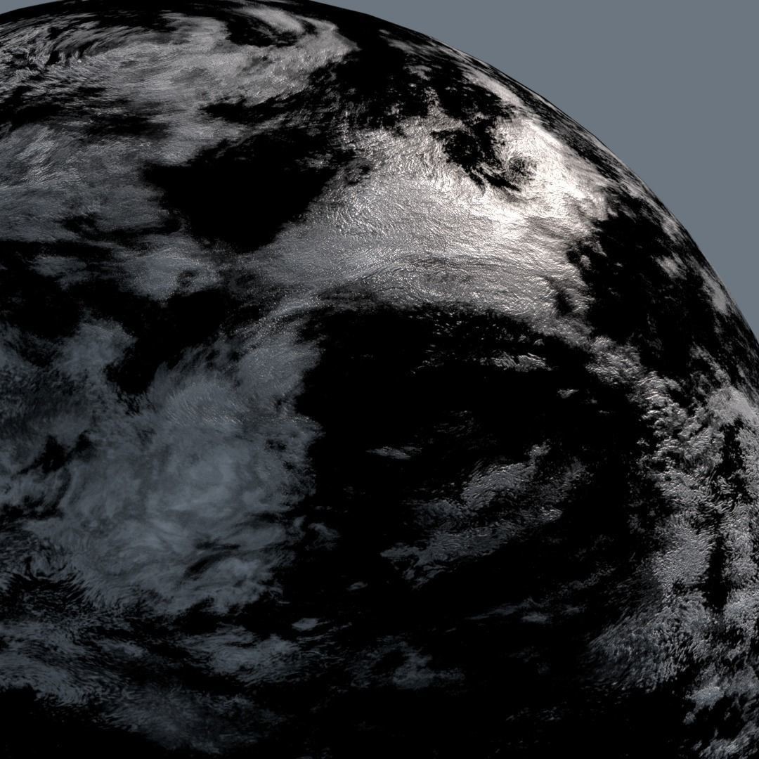 Cloud Map Pack 3D Model – Low Poly 16K Textures for Space - View 16