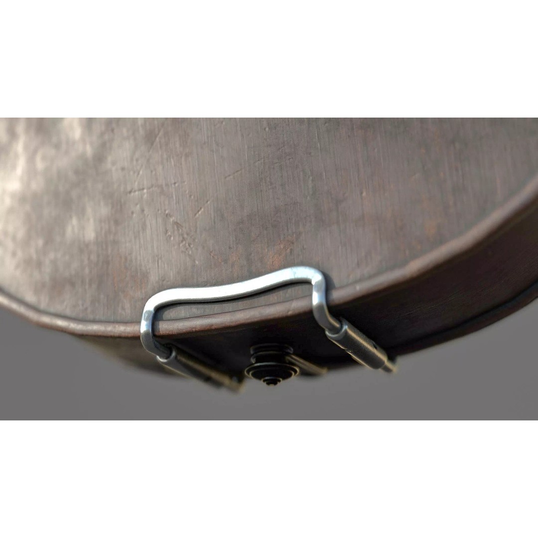 Violin 3D Model – High Quality PBR Textures, FBX & OBJ Formats - View 11