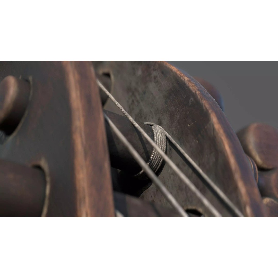 Violin 3D Model – High Quality PBR Textures, FBX & OBJ Formats - View 3