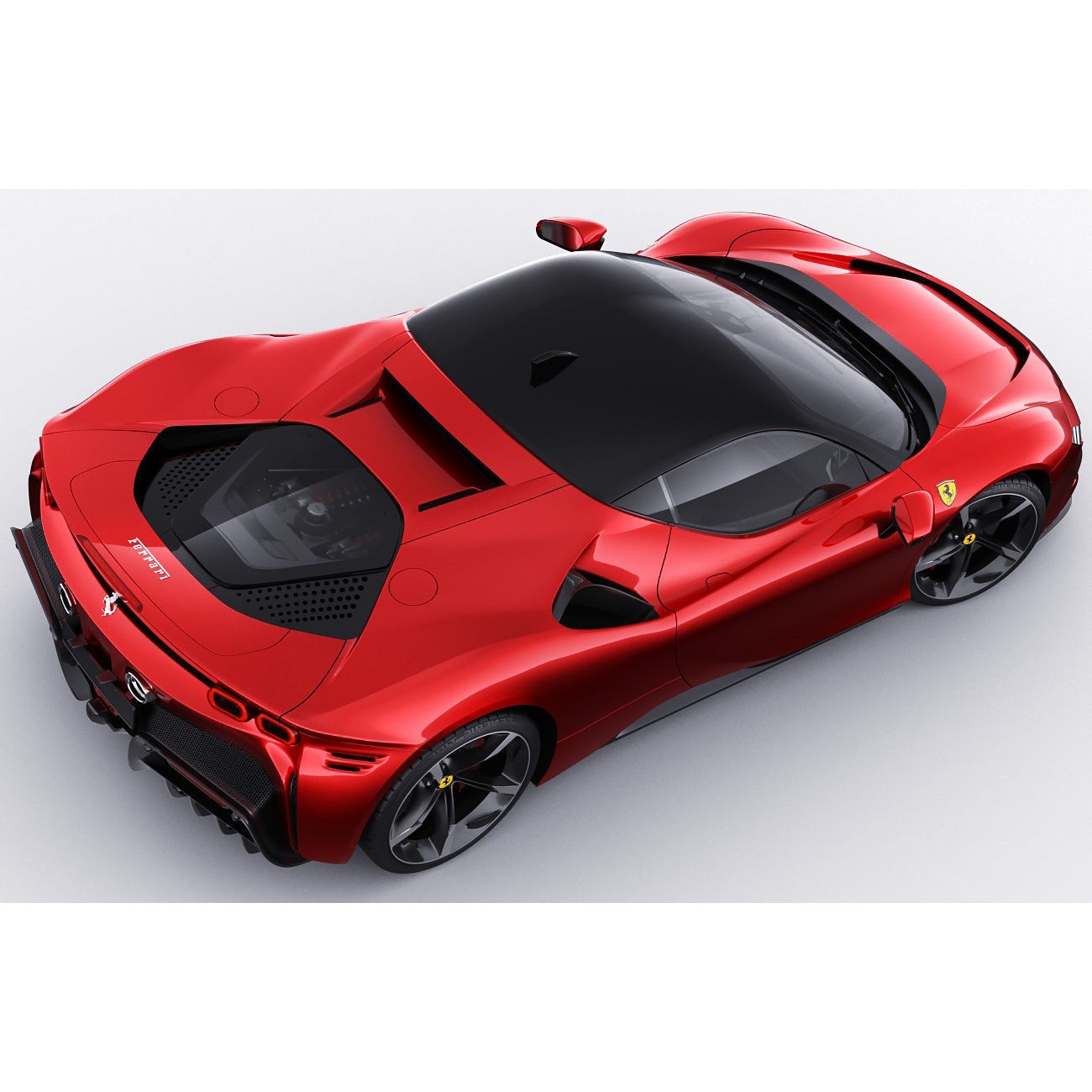 Ferrari SF90 Stradale - High-Detail Game-Ready 3D Model - View 10
