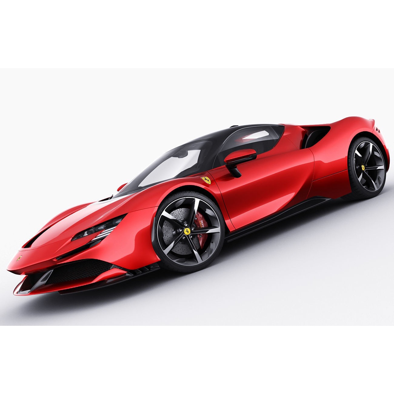 Ferrari SF90 Stradale - High-Detail Game-Ready 3D Model - View 11