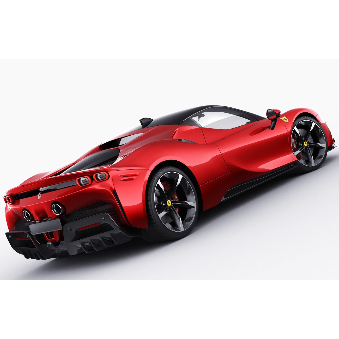 Ferrari SF90 Stradale - High-Detail Game-Ready 3D Model - View 12