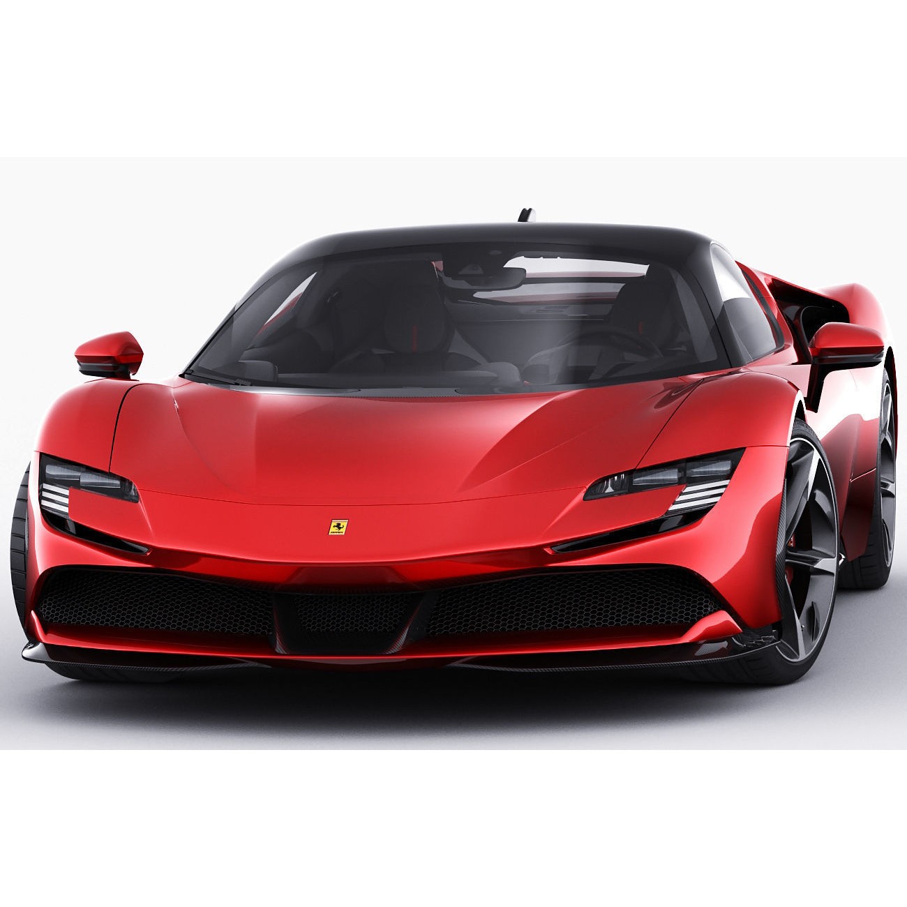 Ferrari SF90 Stradale - High-Detail Game-Ready 3D Model - View 14