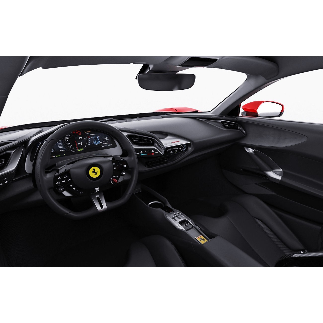 Ferrari SF90 Stradale - High-Detail Game-Ready 3D Model - View 17