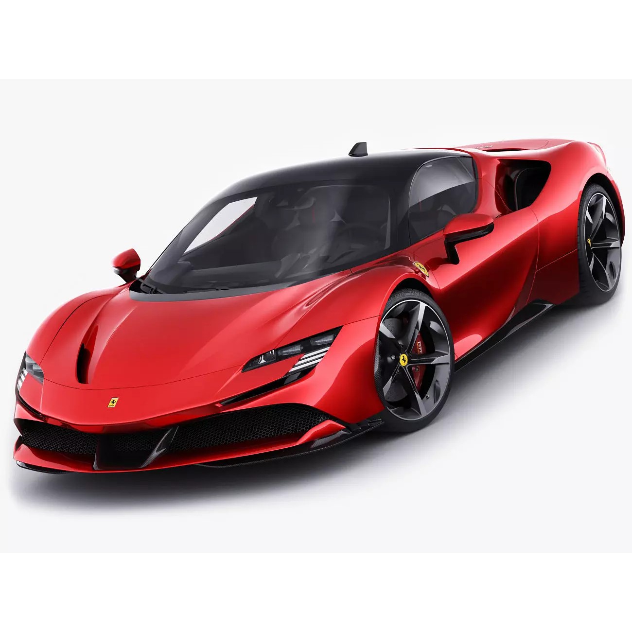 Ferrari SF90 Stradale - High-Detail Game-Ready 3D Model - View 2