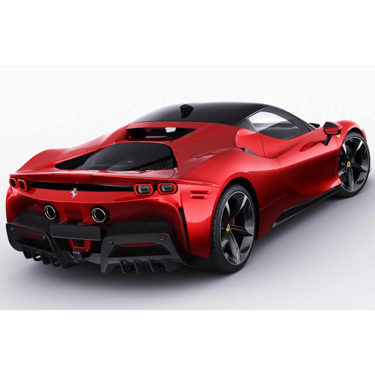 Ferrari SF90 Stradale - High-Detail Game-Ready 3D Model - View 3